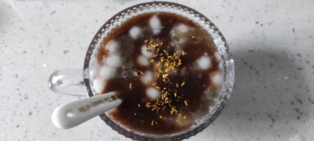 桂花赤豆糊