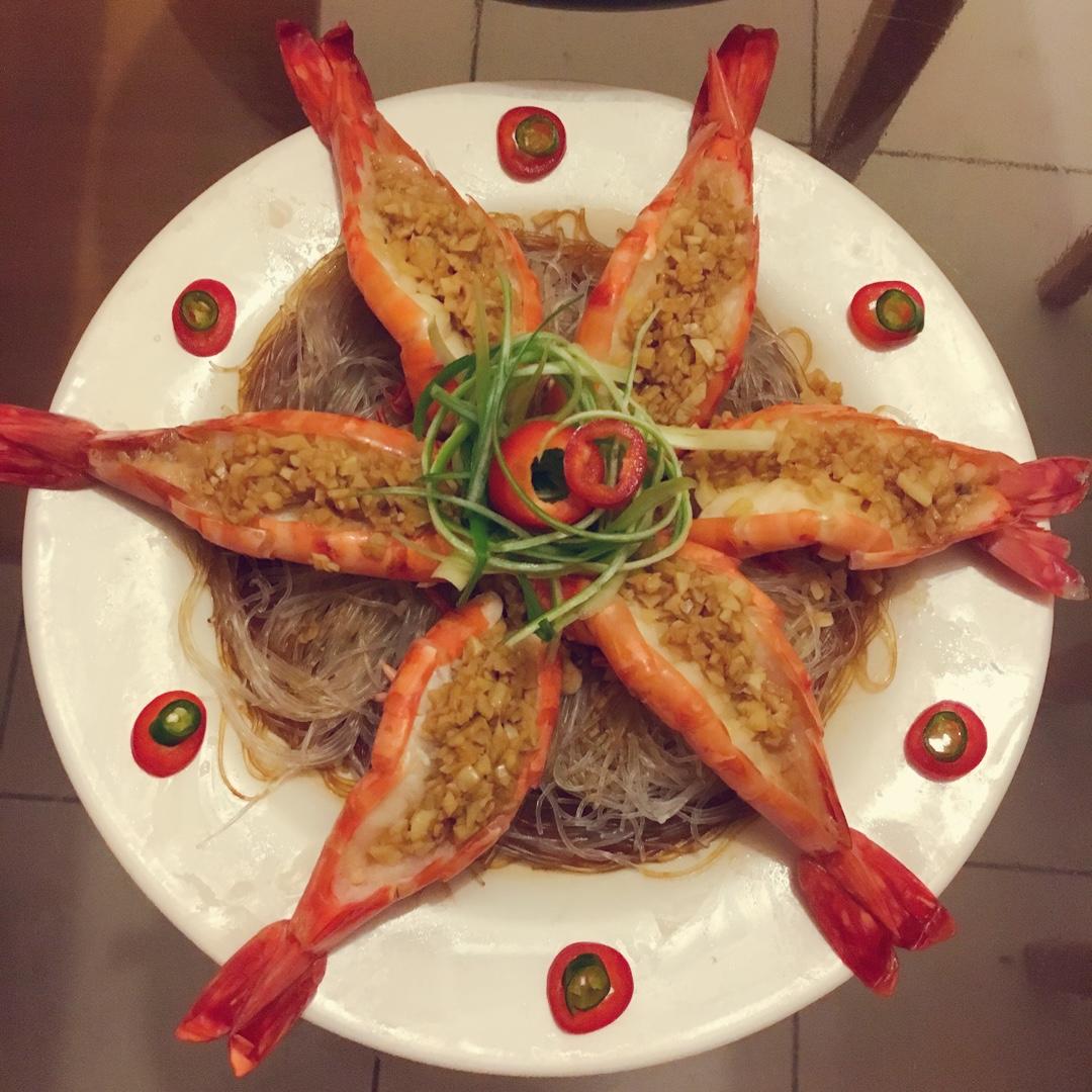 蒜蓉粉丝蒸虾