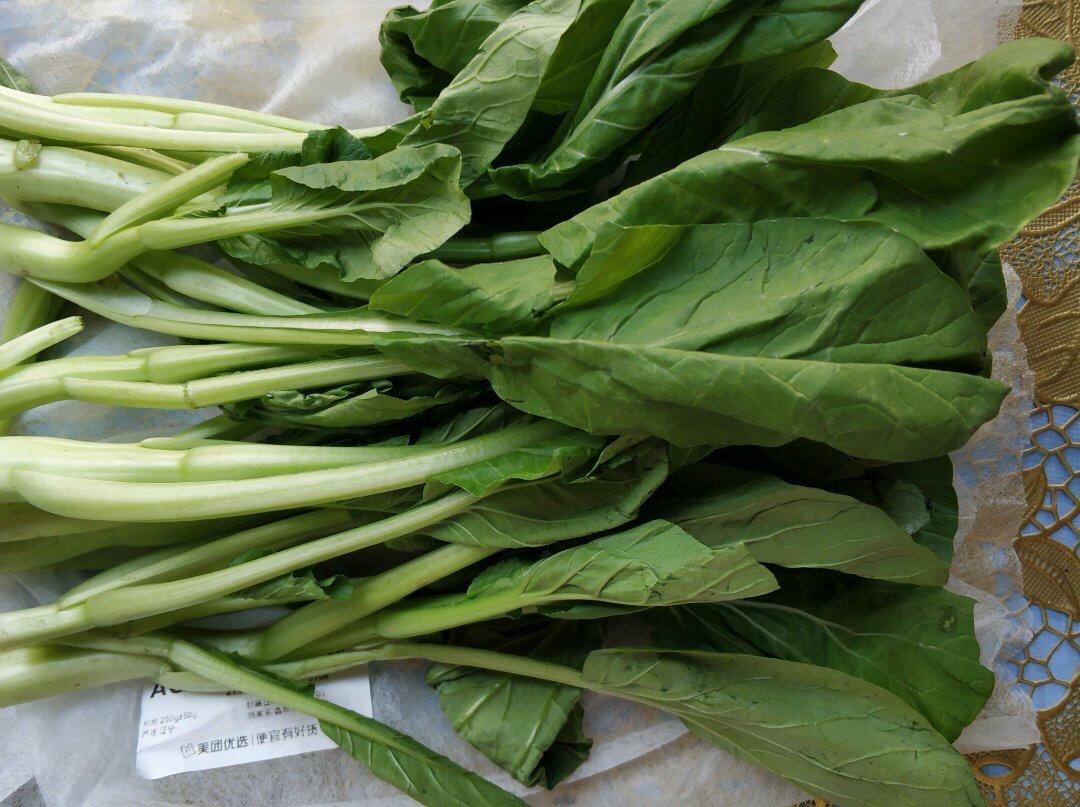 蒜香菜心的做法 步骤1