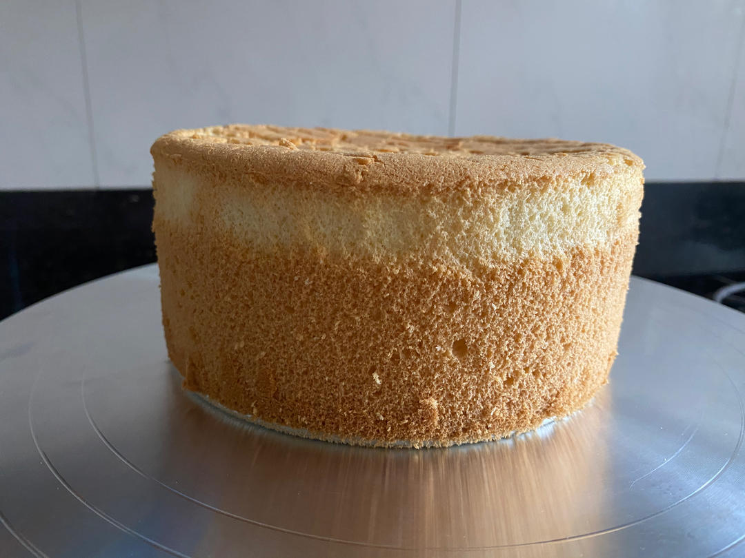 超柔软6寸戚风蛋糕(附8寸配方)零失败 超详细‼️含操作视频