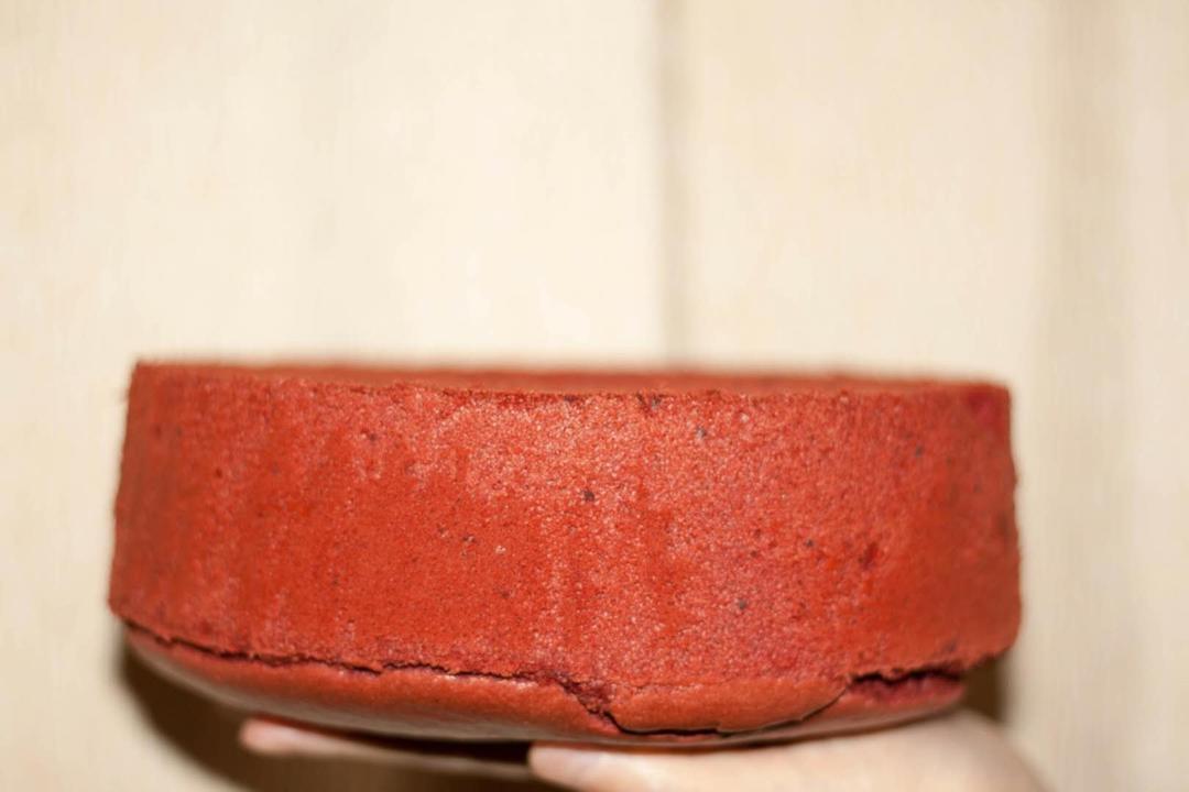 这是真的好吃丨红丝绒香蕉戚风蛋糕