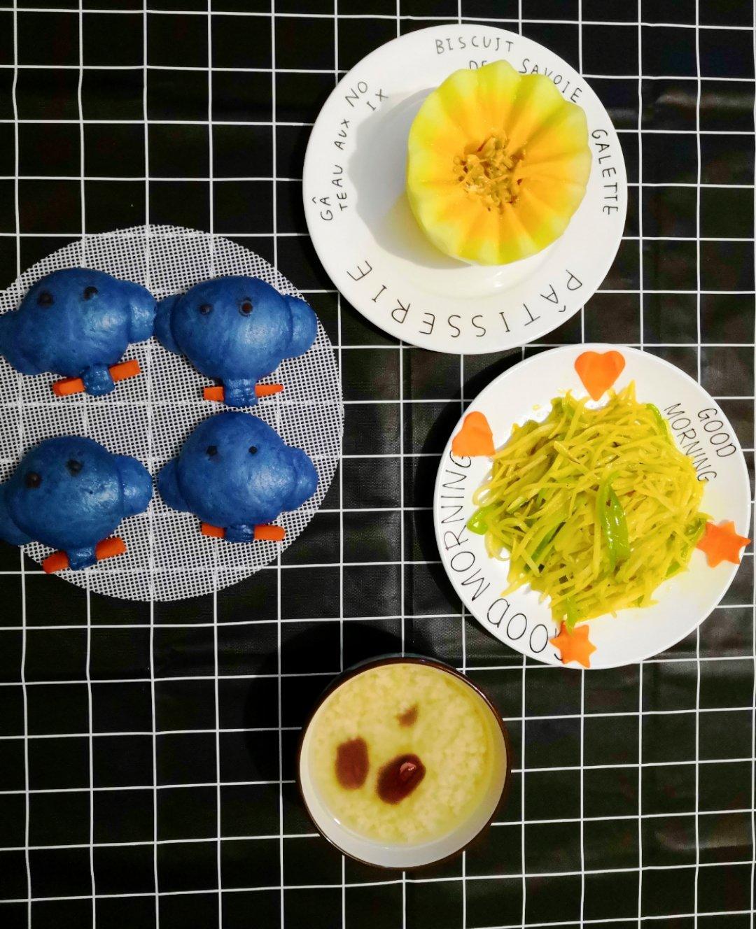 可爱大象火腿肠卡通馒头