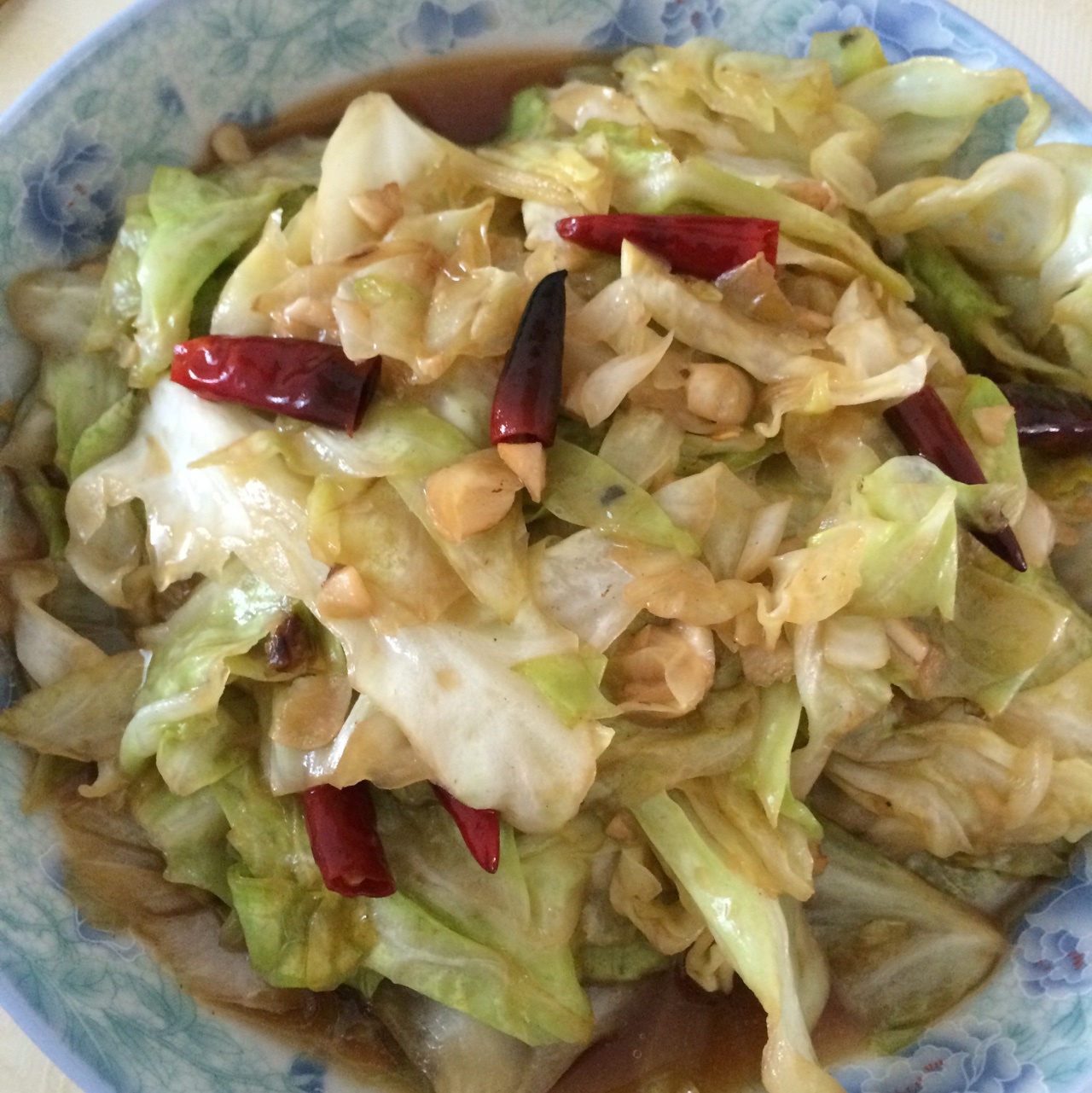 墨尔本的冬天8做的炝炒圆白菜(大头菜)