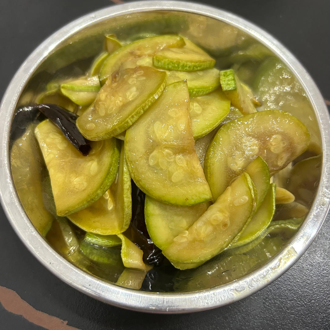 胃口大开的醋溜葫芦瓜