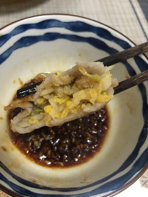 减肥餐之酸菜馅饺子的做法 步骤3