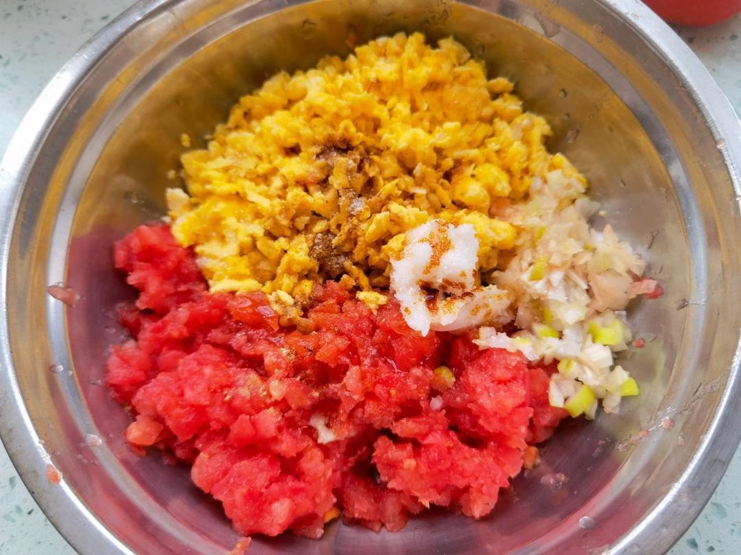 西红柿鸡蛋馅儿水饺