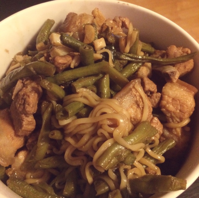 豆角焖面