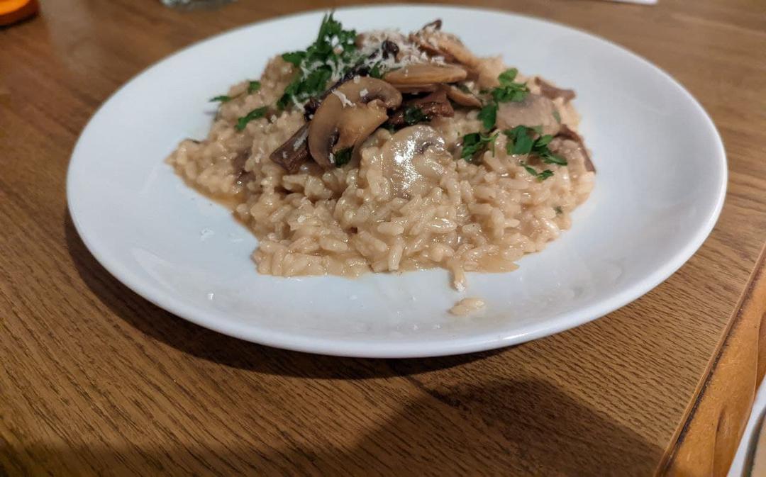 Risotto con Funghi/ Mushroom Risotto/ 蘑菇意式烩饭