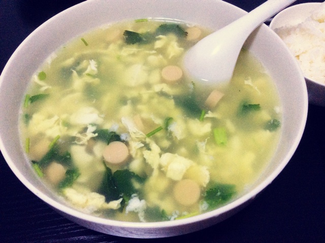 香菜豆腐羹