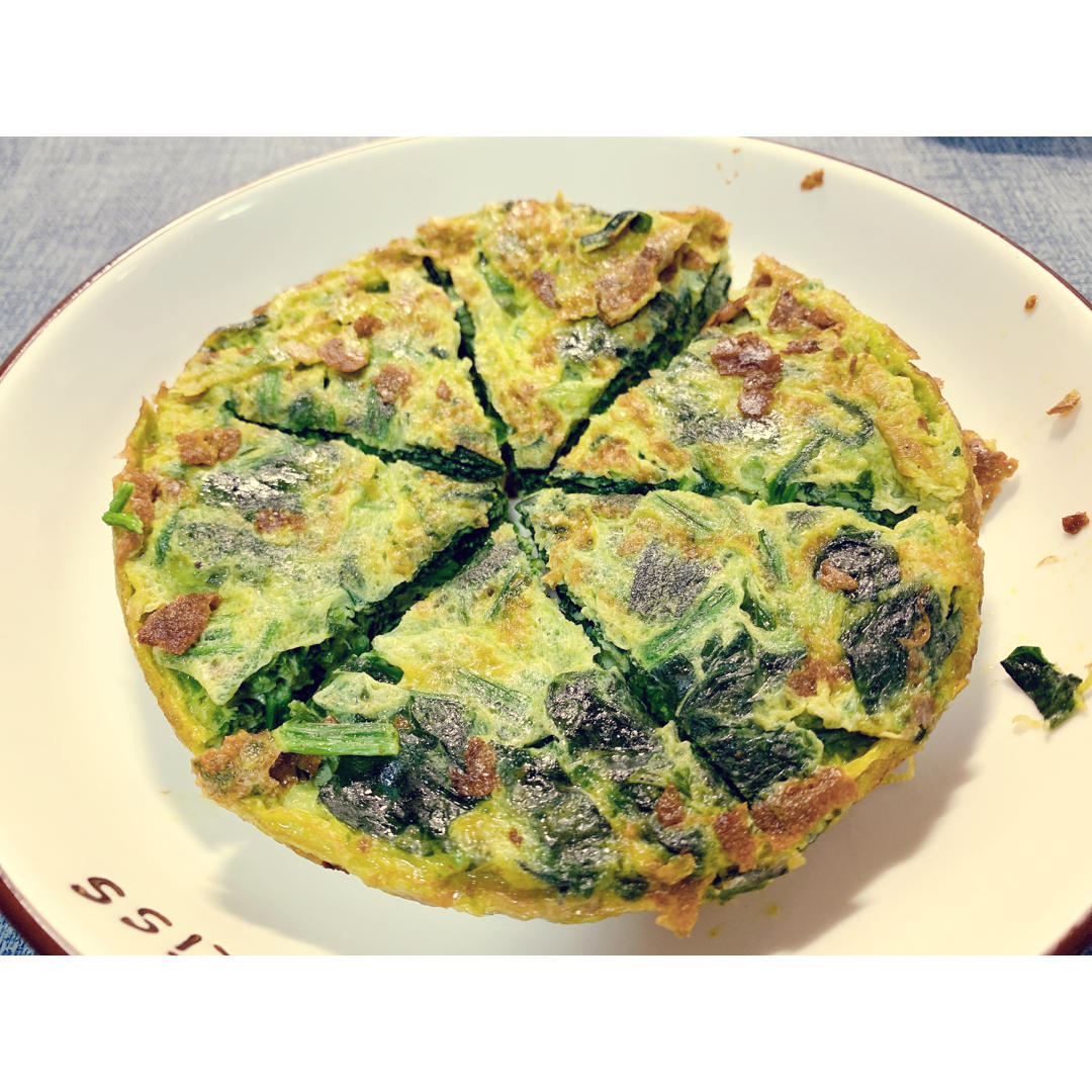 低脂菠菜鸡蛋饼