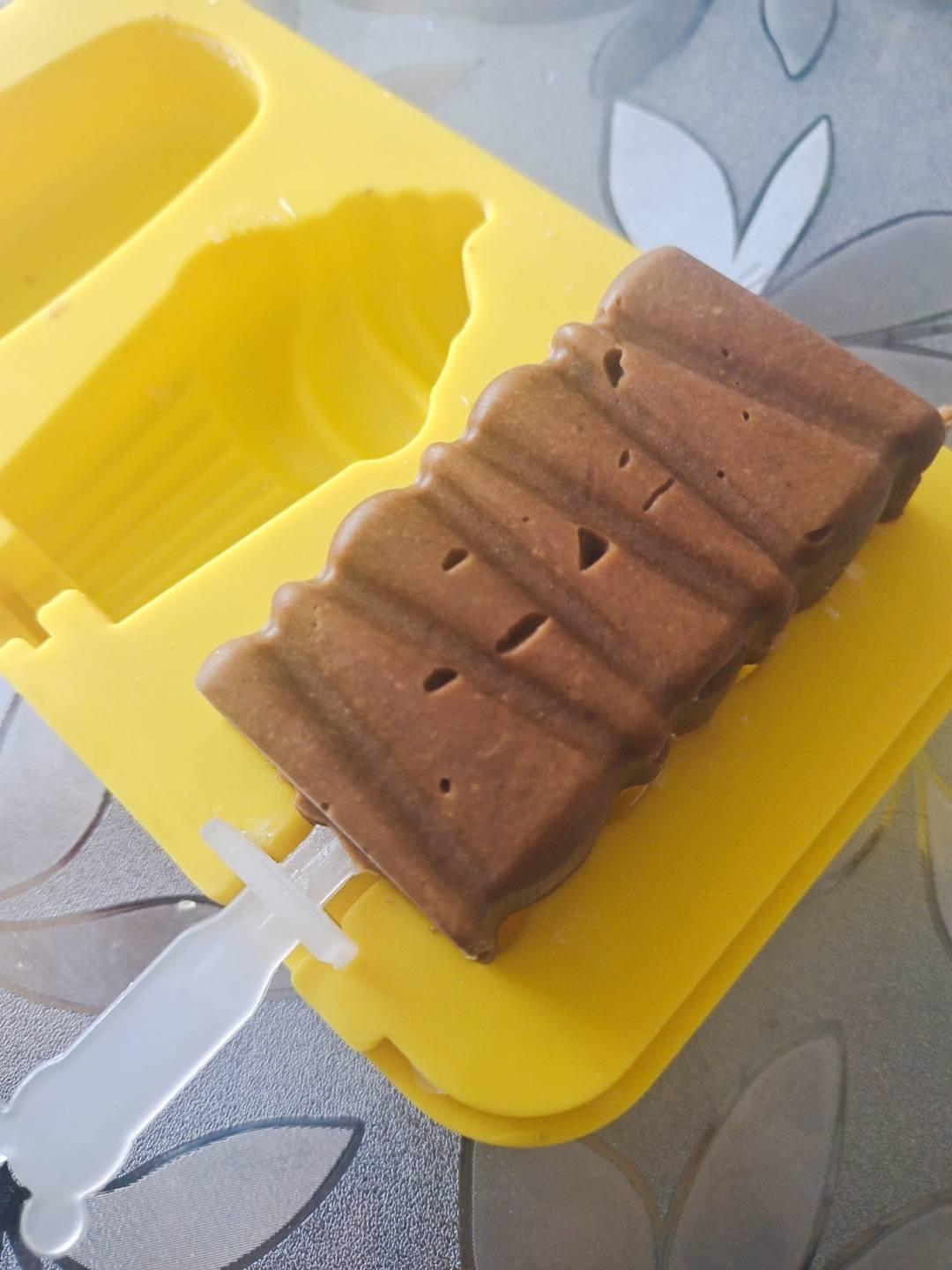 轻松熊2做的芝麻酱冰棍