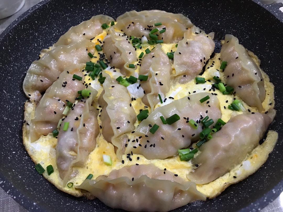 懒人快手抱蛋煎饺