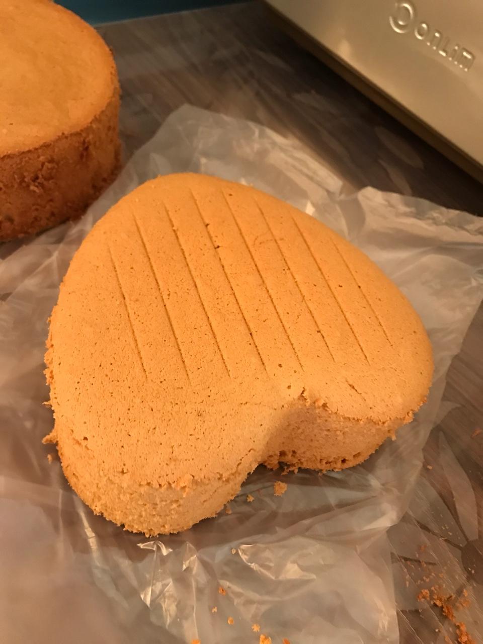 心形戚风蛋糕