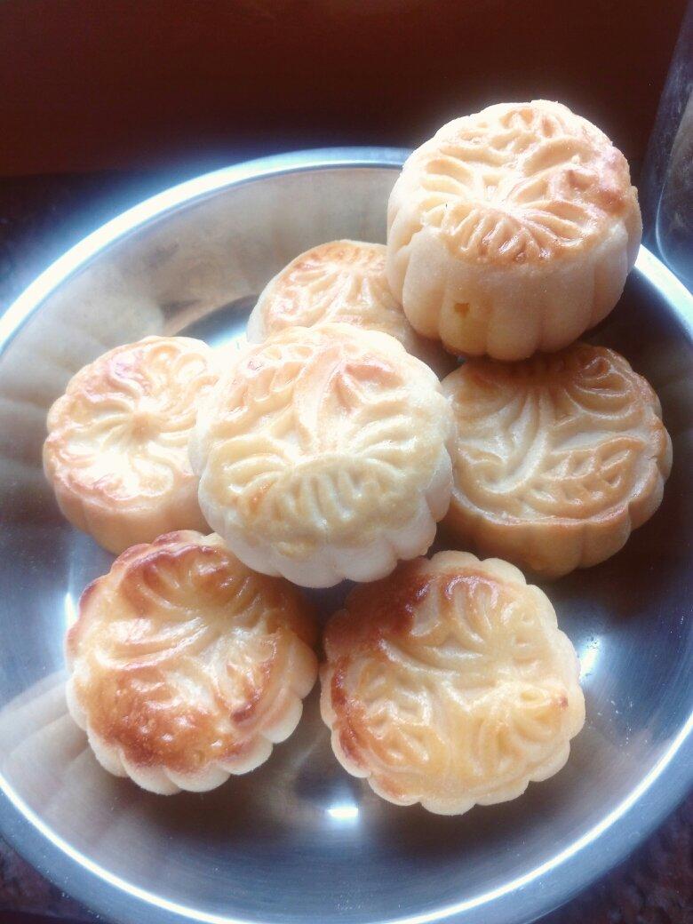 流心奶黄月饼（无吉士粉/转化糖浆版本）【曼食慢语】