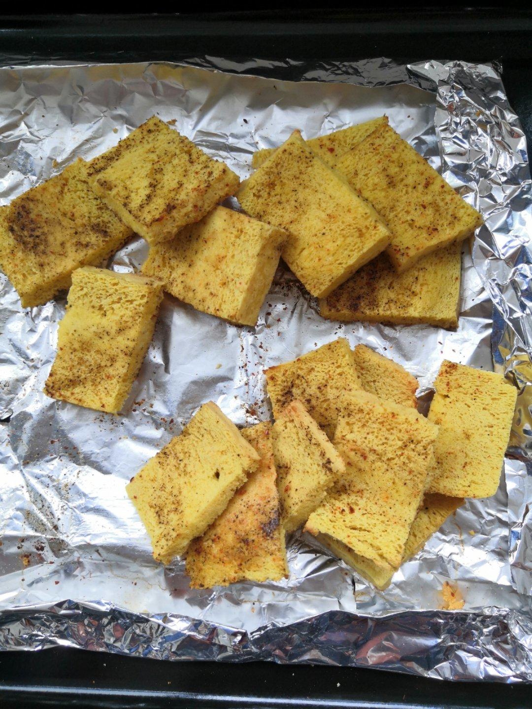 健康低卡低脂小零食—烤冻豆腐