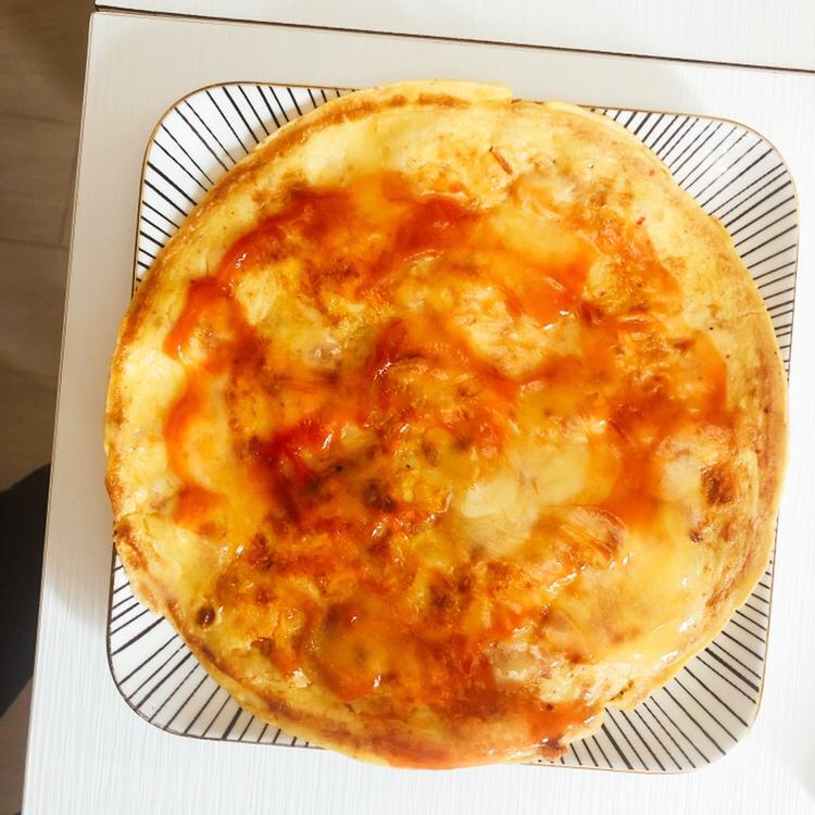 快手早餐鸡蛋芝士饼