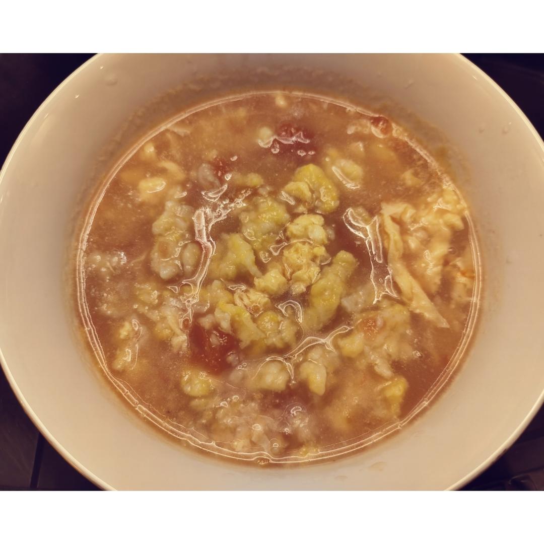简单早餐-疙瘩汤