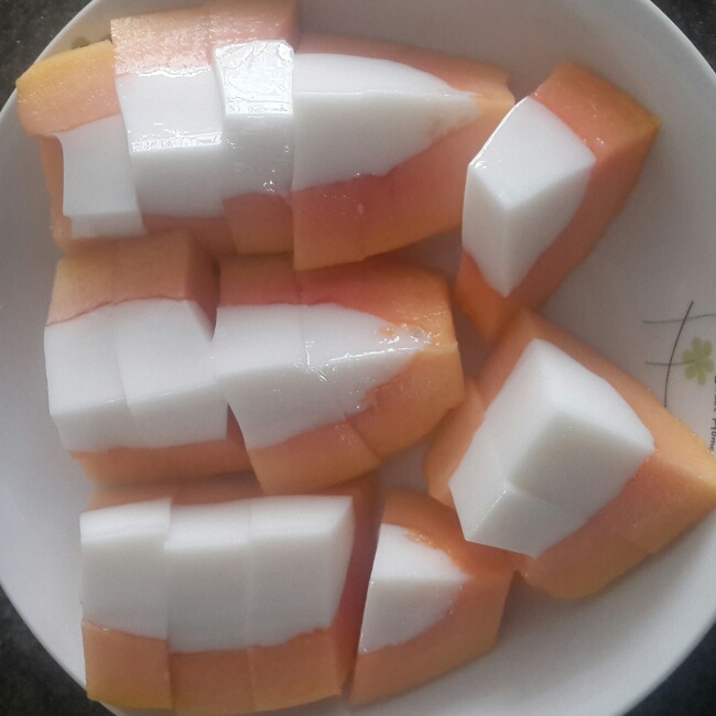 木瓜椰奶冻