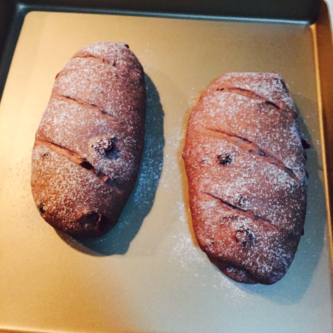 全麦巧克力豆软欧