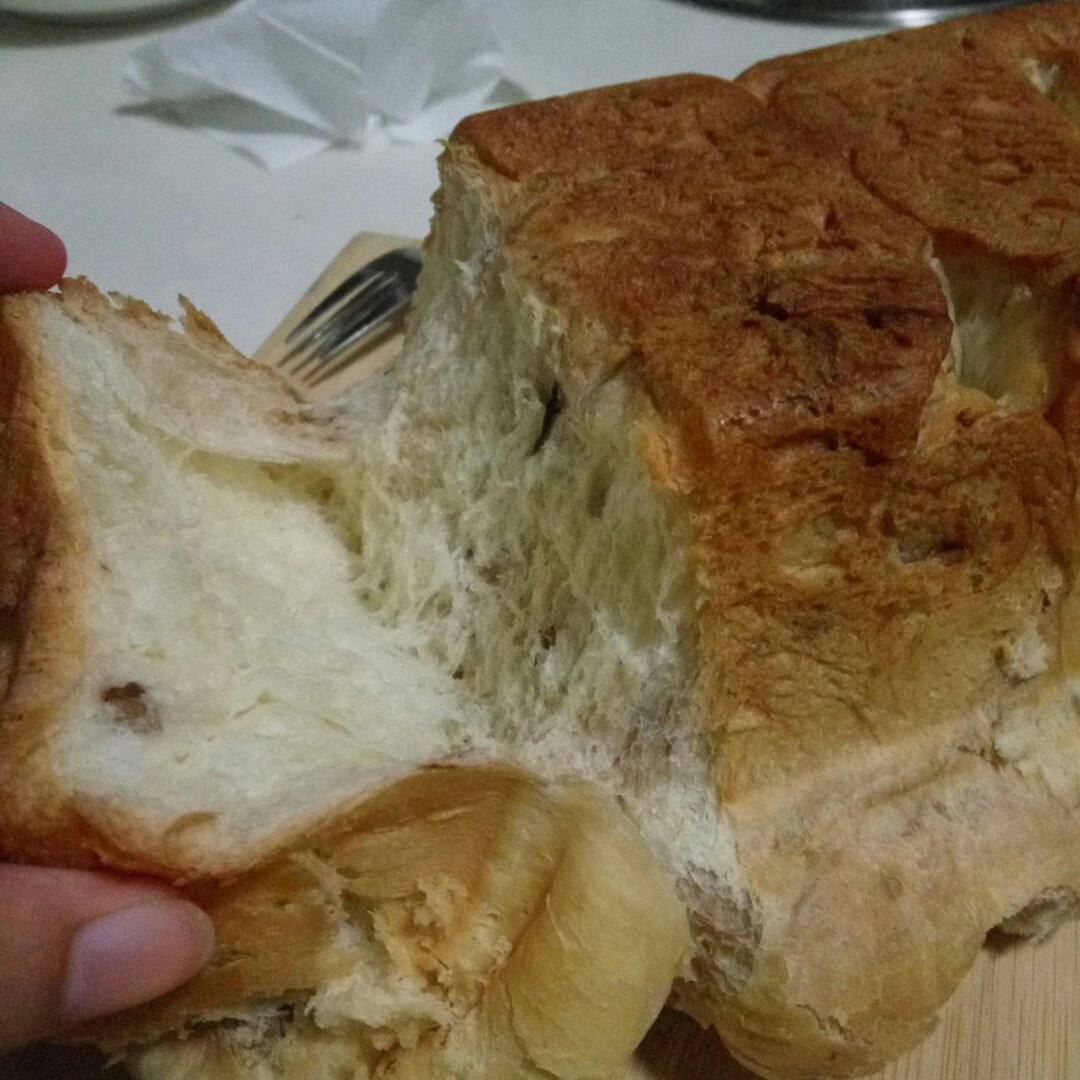 夺命软吐司(๑´ڡ`๑)超软拉丝极速方便的一次发酵吐司