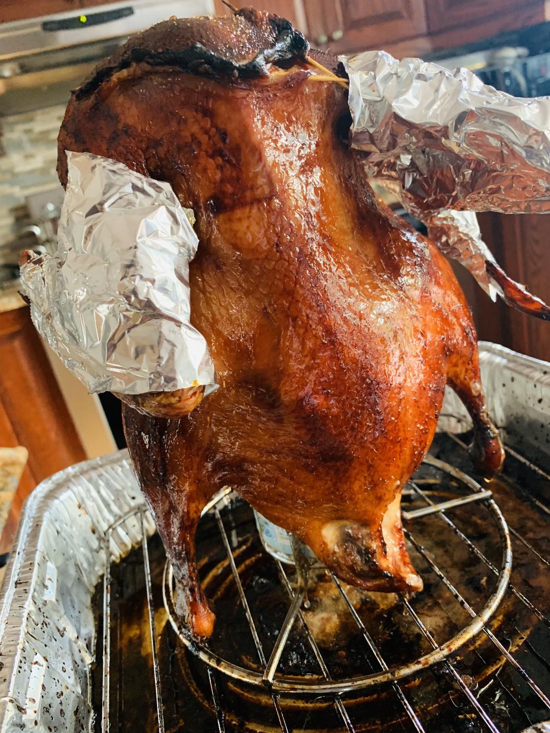 零失败烤箱烤鸭的做法