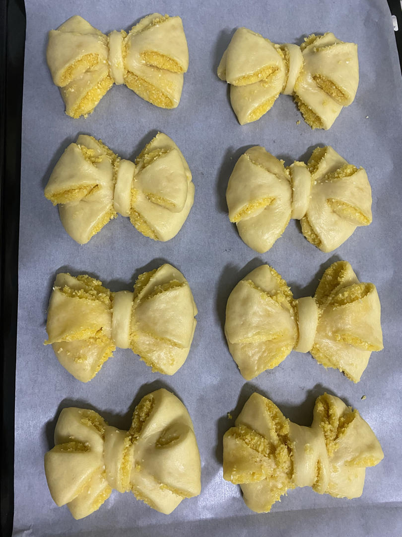 网红蝴蝶结面包