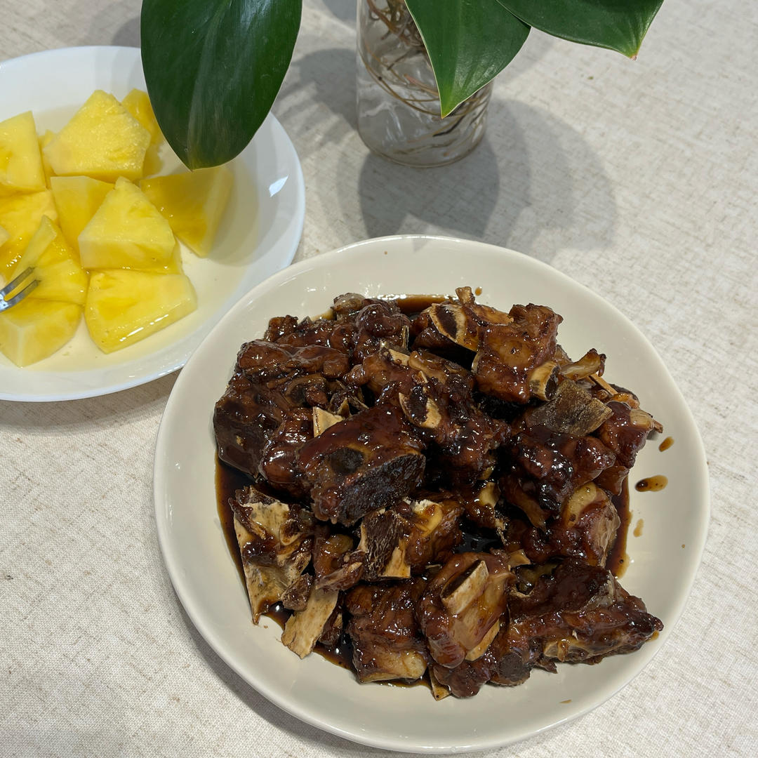 糖醋排骨/糖醋小排（不放油）（12345口诀做出正宗上海本帮）