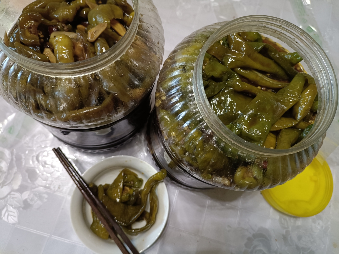新疆民间腌油辣子腌洋姜及各种菜的万能腌菜方法
