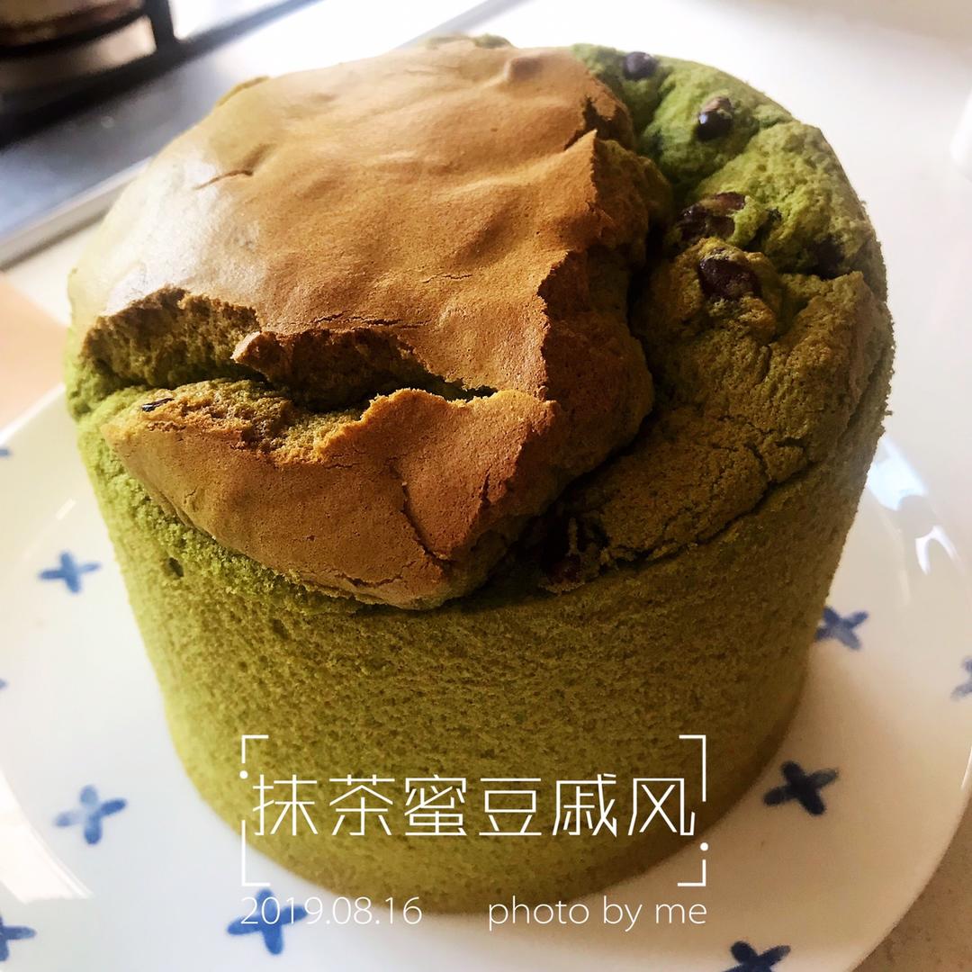 细腻绵软抹茶红豆戚风【附蜜红豆分布均匀小技巧】