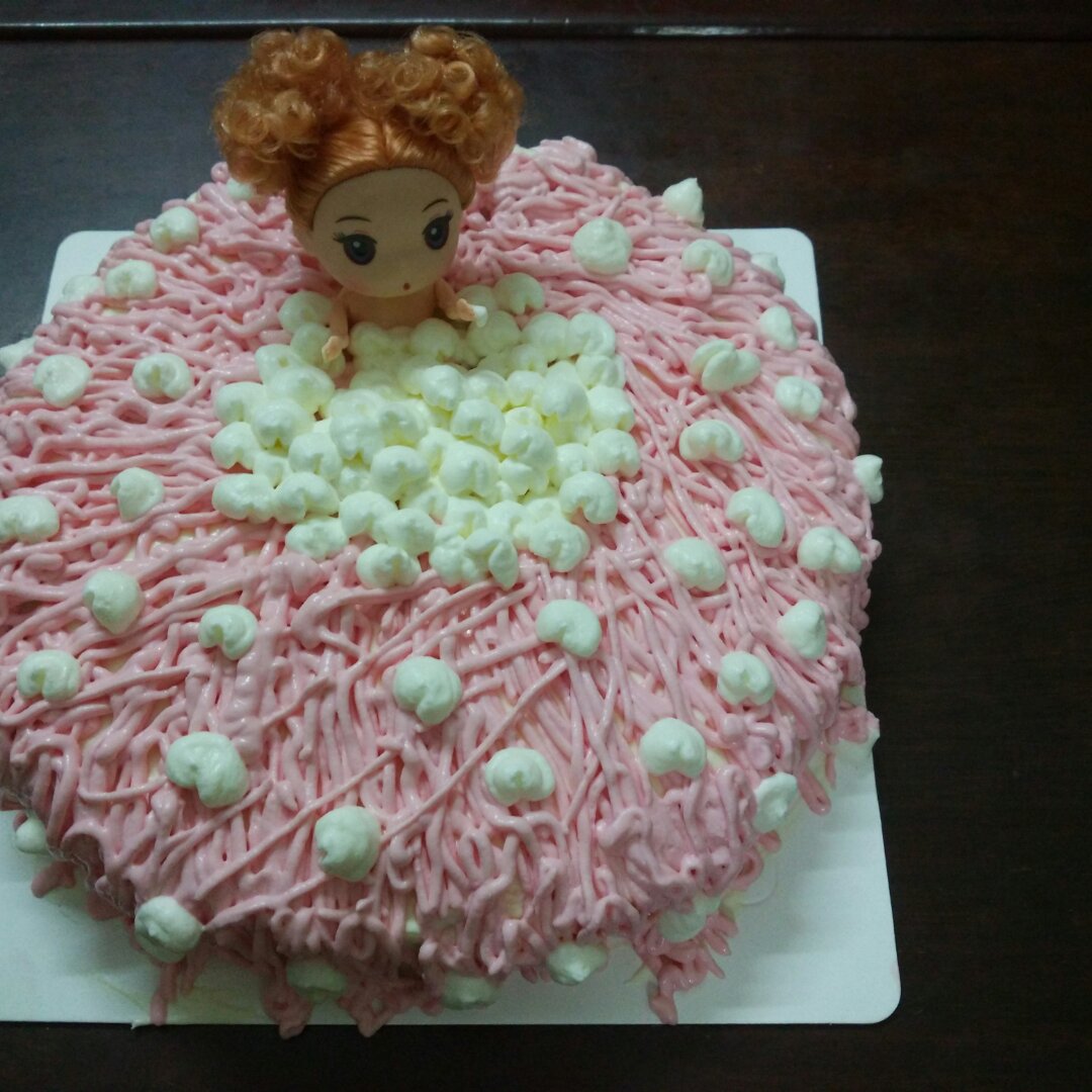 详细步骤制作泡泡浴娃娃蛋糕