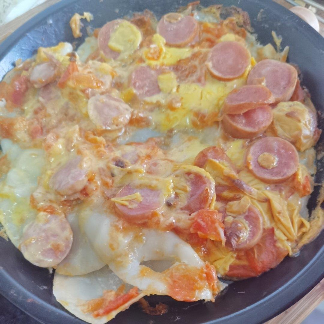 饺子皮披萨