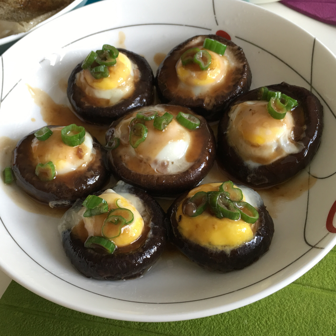 冬菇蒸鹌鹑蛋