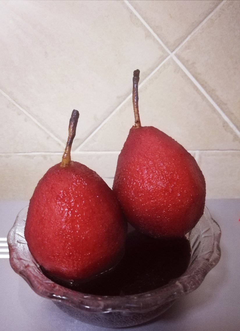 红酒煮梨Poached Pears