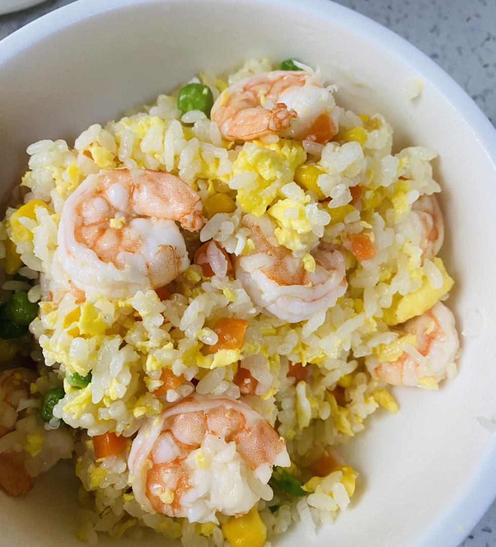 虾仁蛋炒饭