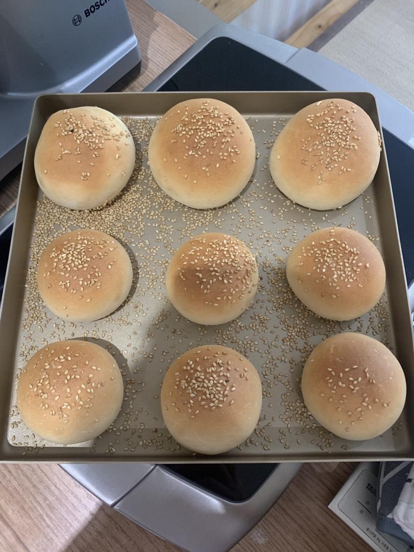 快手汉堡胚