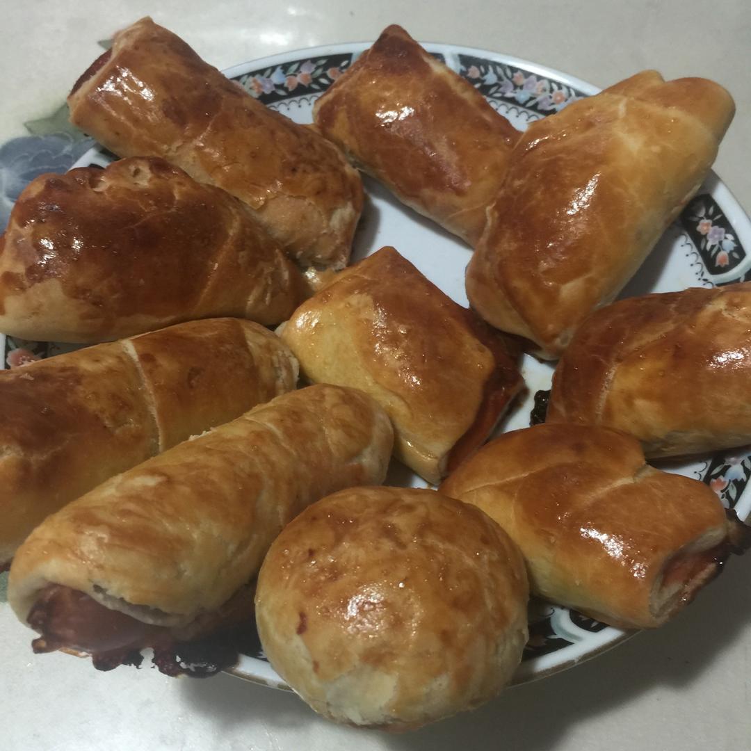 叉烧酥，内有极简叉烧肉馅料做法