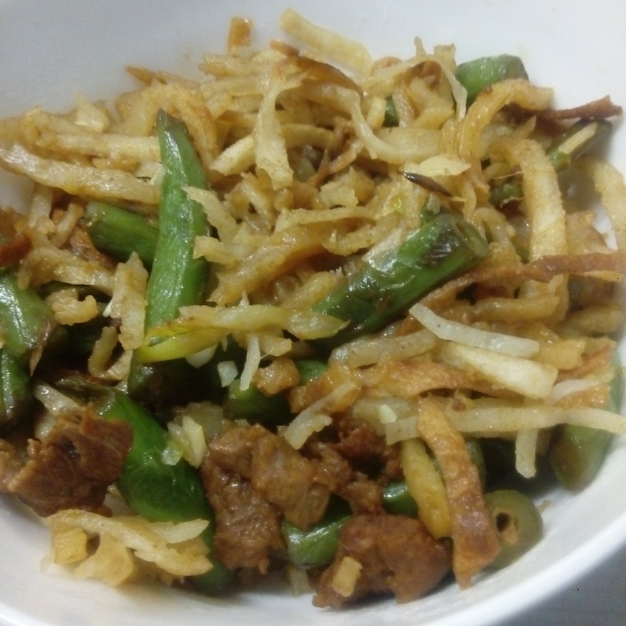 扁豆焖饼