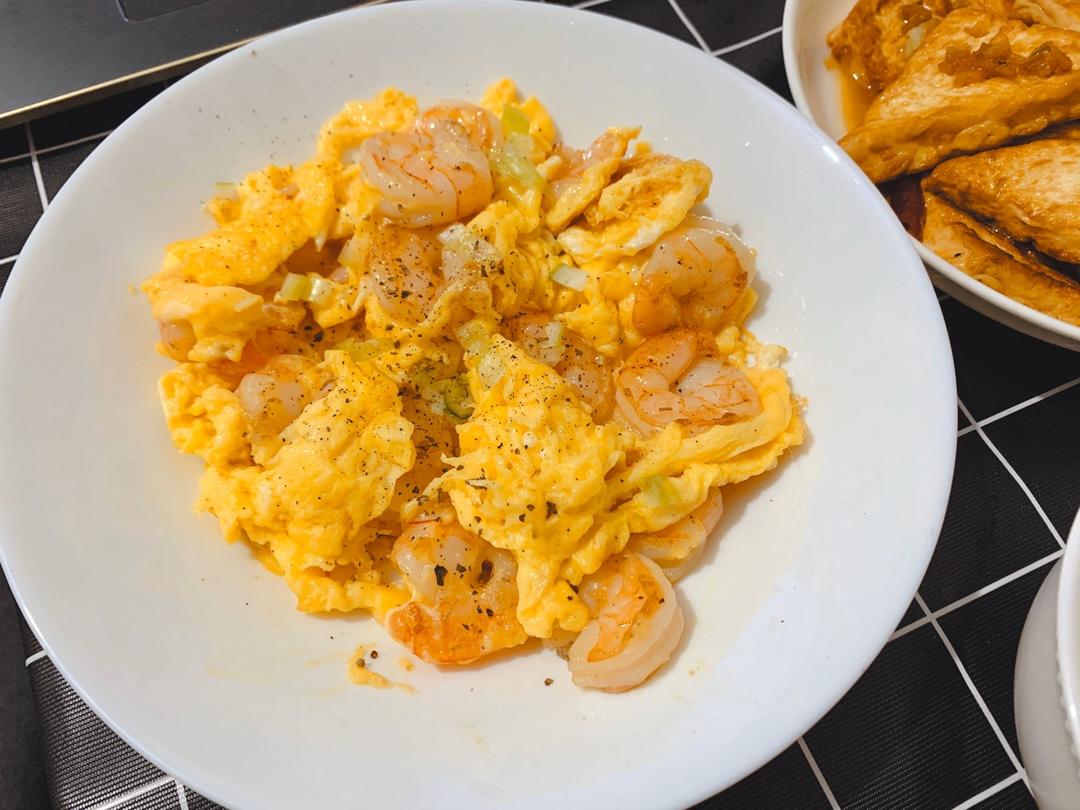 【虾仁滑蛋】超嫩滑，复刻茶餐厅经典