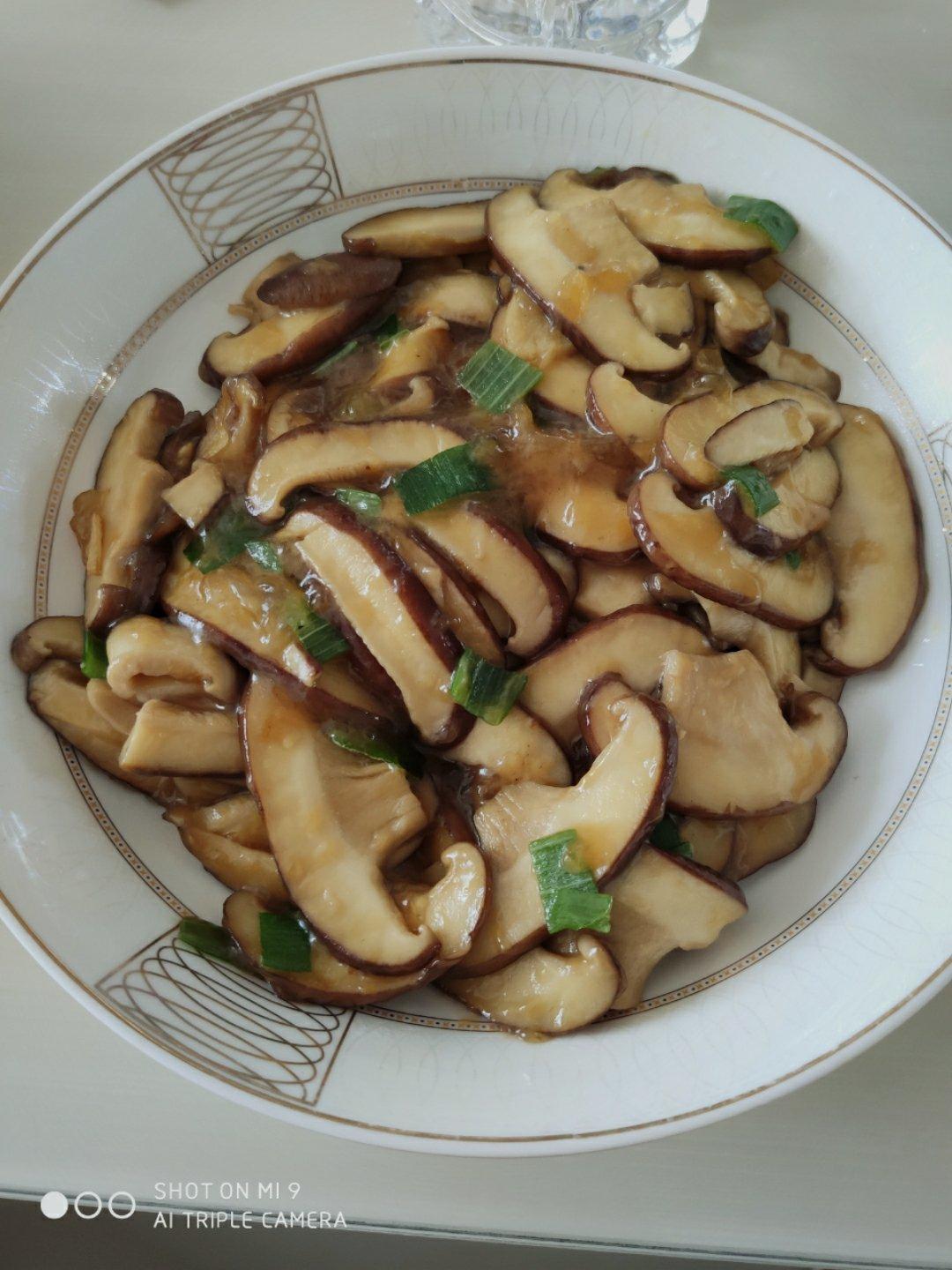 鲜美无比的蚝油香菇