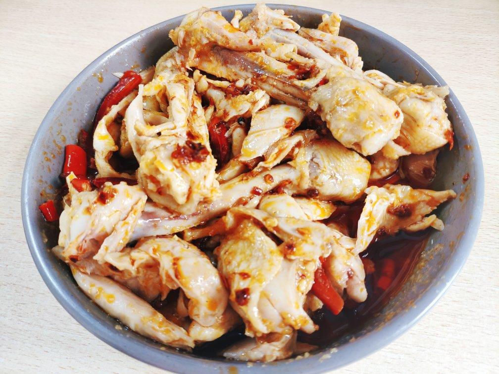 凉拌手撕鸡腿