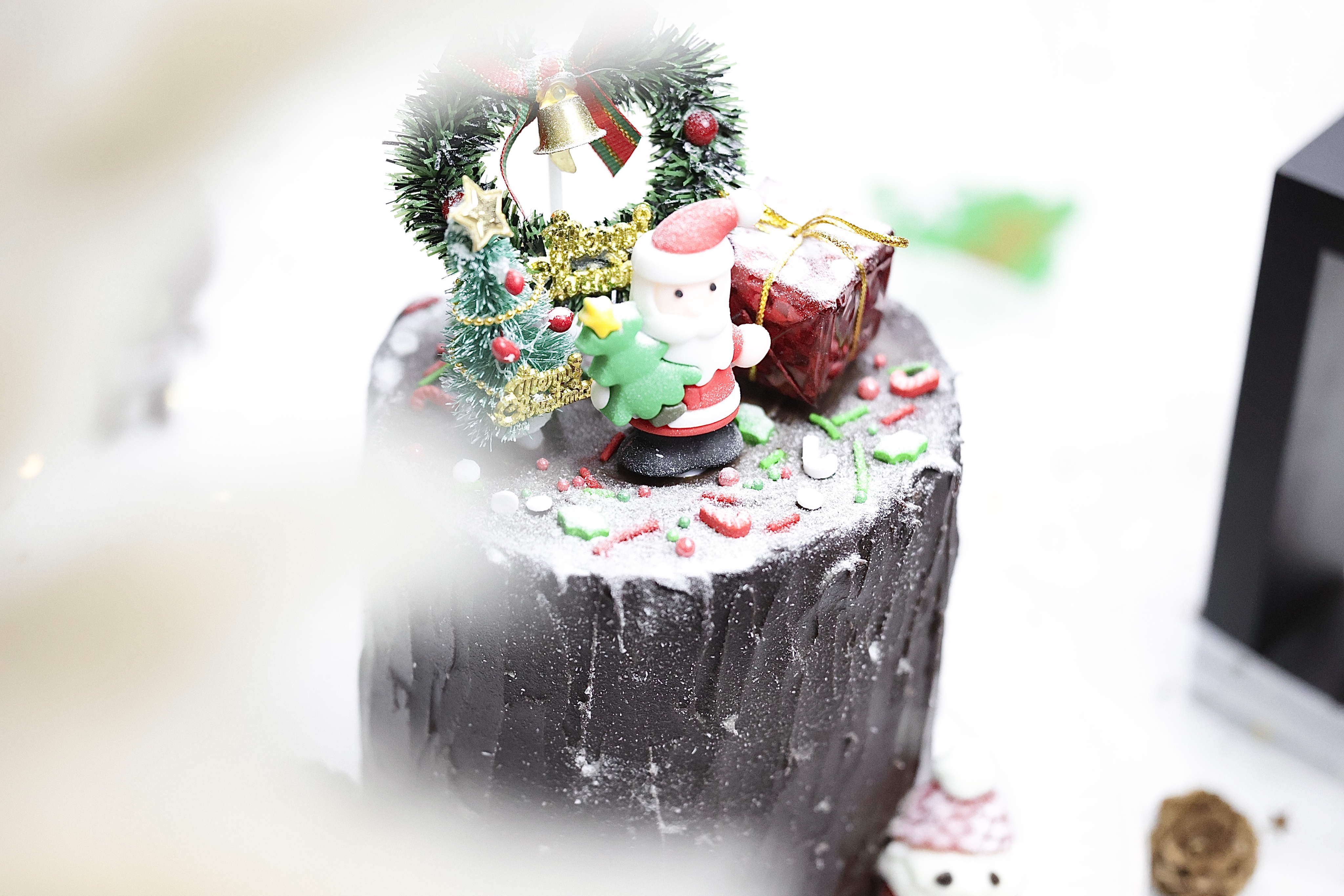 圣诞蛋糕🎄巧克力树桩蛋糕的做法 步骤32