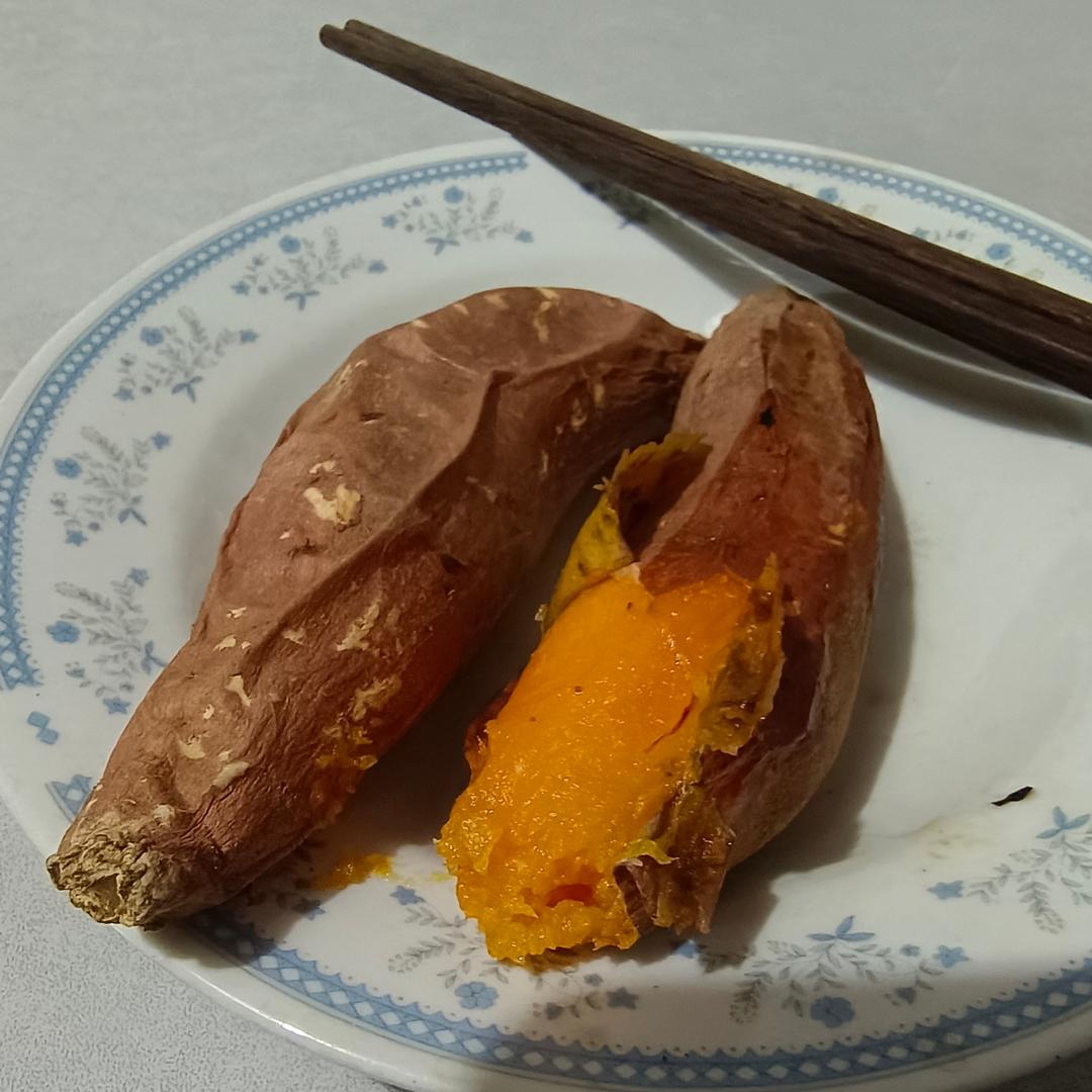 【烤箱版烤红薯】