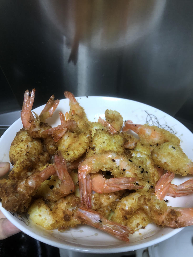 面包糠炸虾