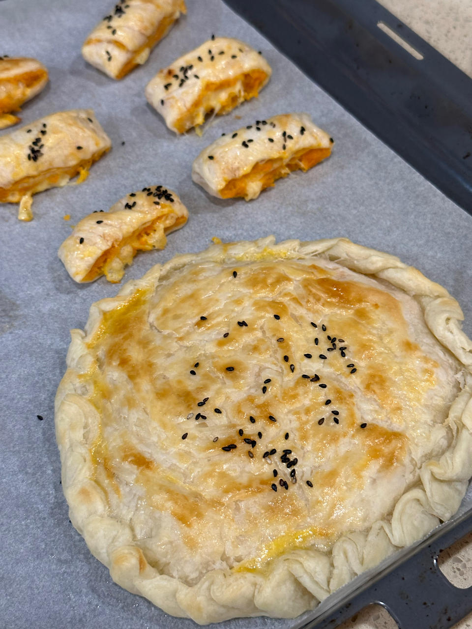 红薯的最好吃的做法🍠红薯饼手抓饼