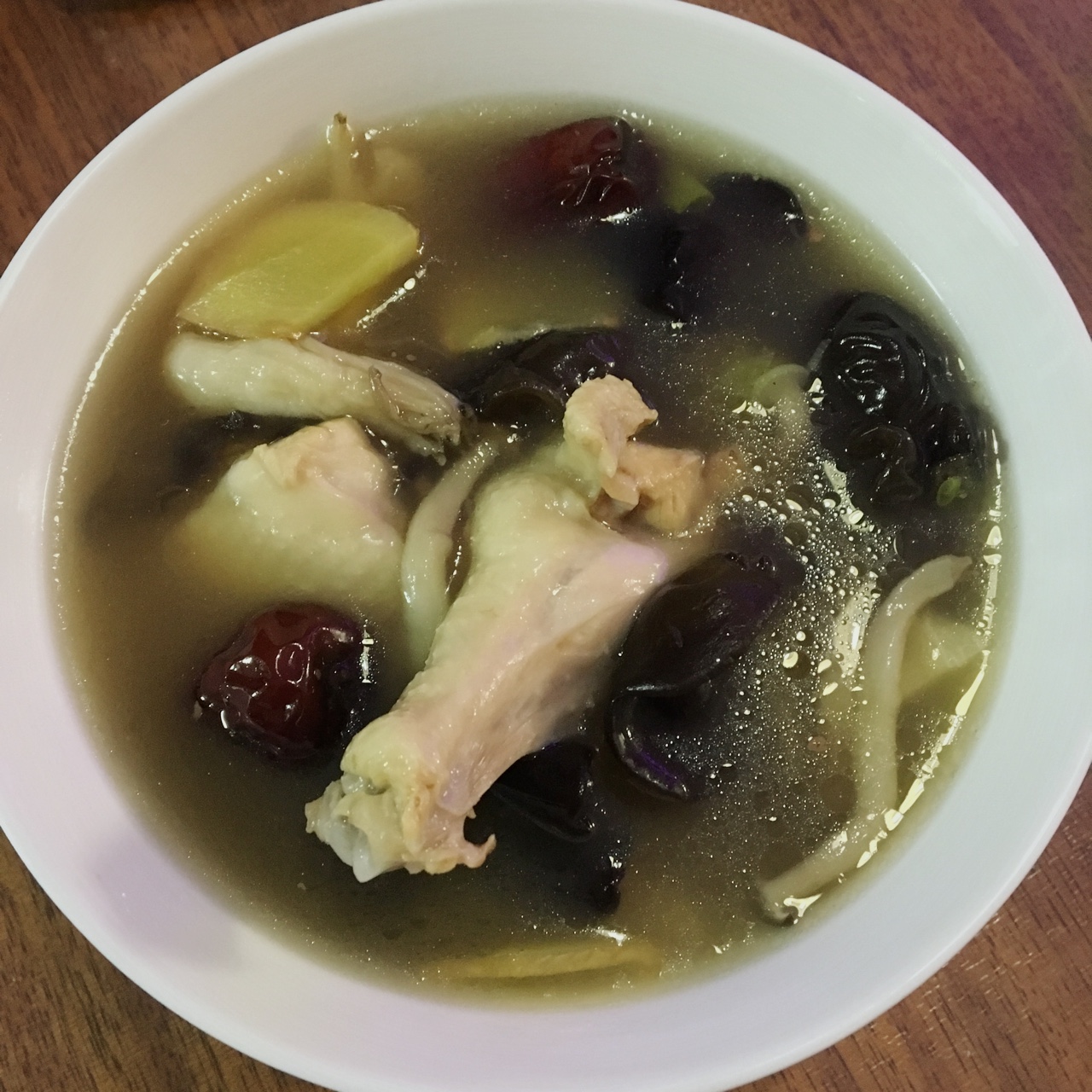 香菇炖鸡腿