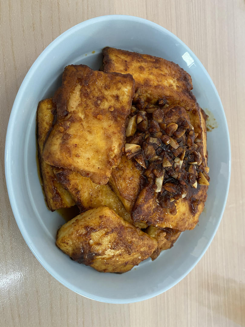 香煎孜然豆腐
