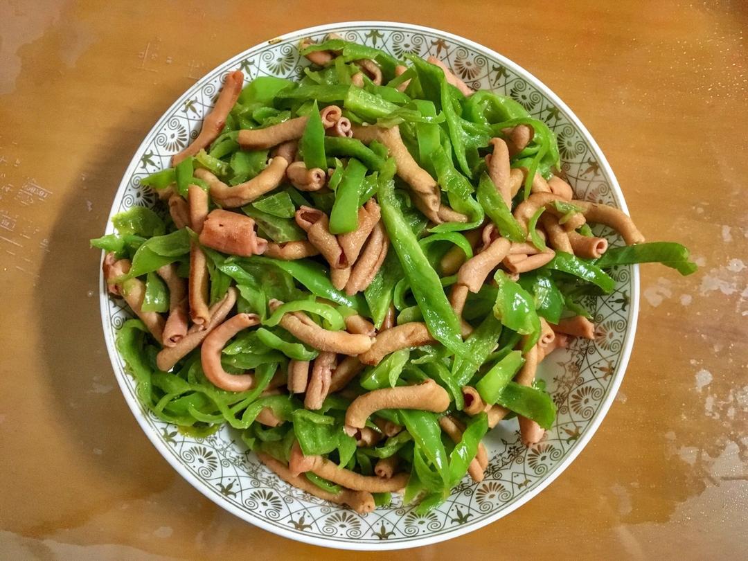 chengchenf做的青椒鸭肠