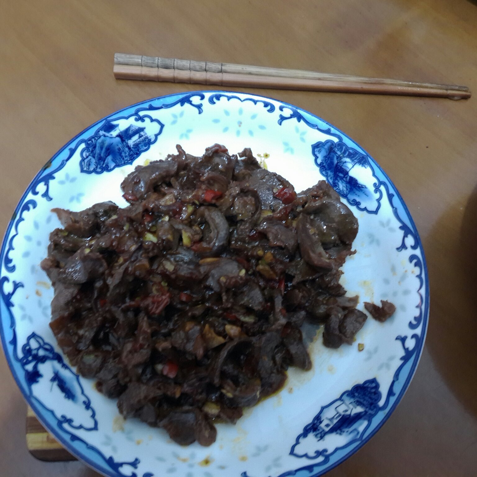 小米椒爆鸡胗