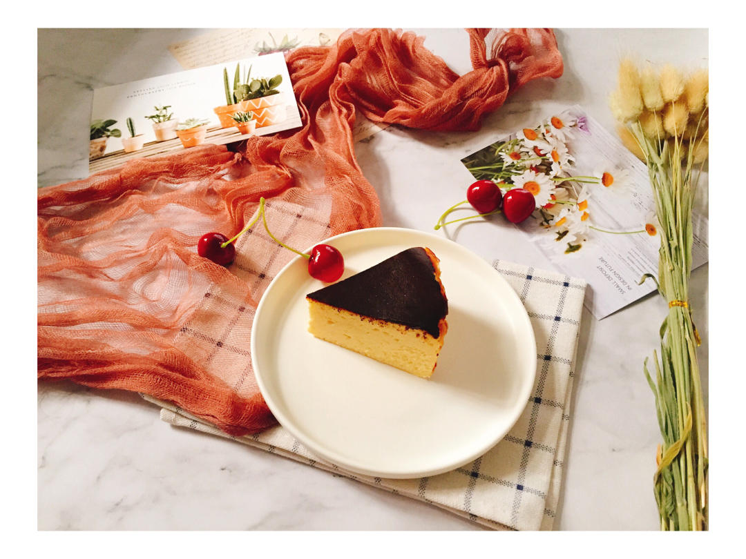 网红巴斯克焦烤蛋糕（红薯版本）
