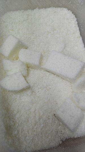 [无奶油]椰奶冻/椰丝小方的做法 步骤5